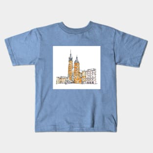 Winter city Kids T-Shirt